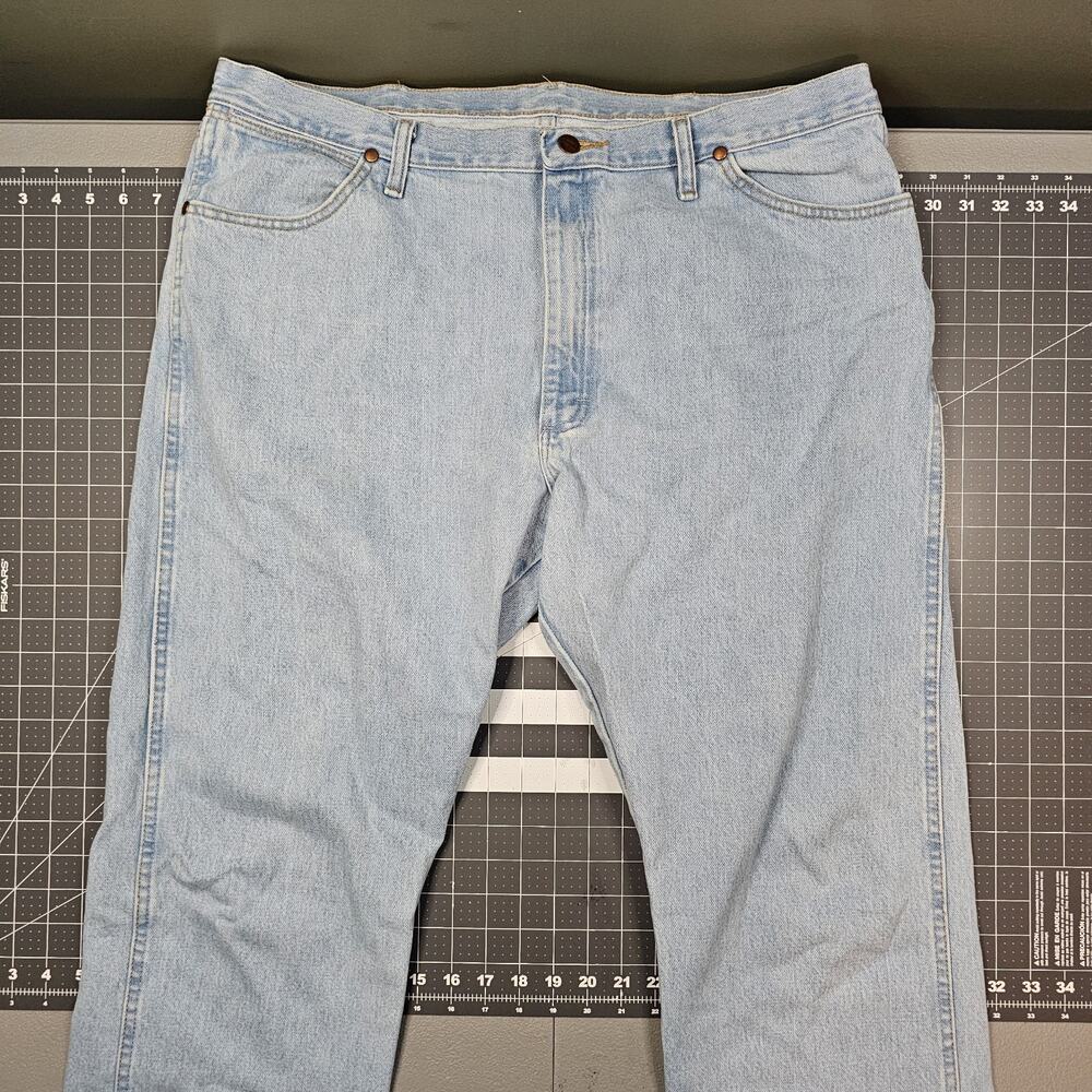 Wrangler 1013MWZGH Jeans 40x30 Light Wash Western Cowboy Rodeo Bootcut Straight